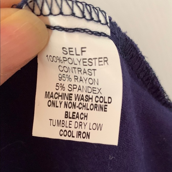 Floral Navy Women's Top - Picture 5 of 5